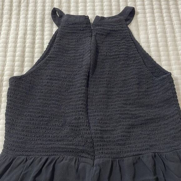 Loft Black Halter/Sleeveless Wide Leg Jumpsuit Size 12 - Picture 2 of 4